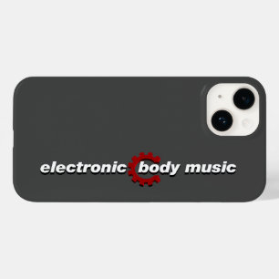 Coque Pour iPhone 14 Electronic Body Music EBM lettrage