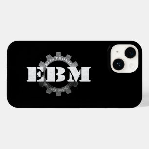 Coque Pour iPhone 14 Electronic Body Music EBM lettrage