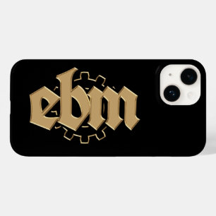 Coque Pour iPhone 14 Electronic Body Music EBM lettrage V2