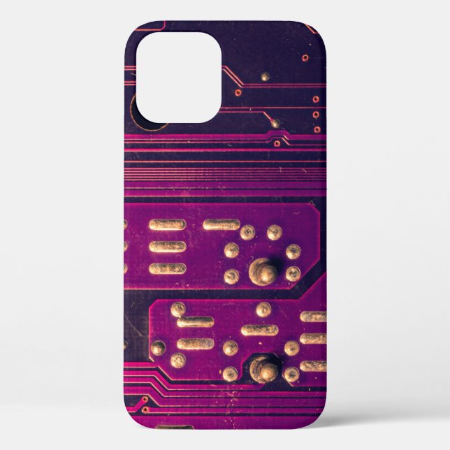 Coques Case-Mate iPhone Electronic circuit board abstract background. comp (Verso)