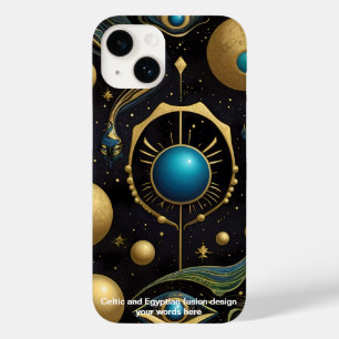 Coque Pour iPhone 14 Élégance Antique : Celtique & Égyptien