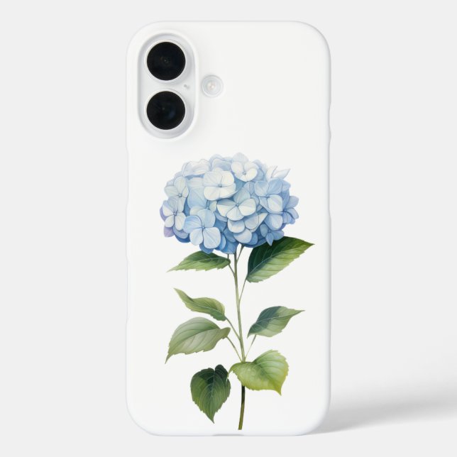 Coques Case-Mate iPhone Élégance Blue Hydrangea (Verso)