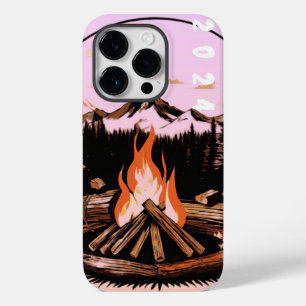 Coque Pour iPhone 14 Pro Élégance côté feu : Gras Flame Design d'impression