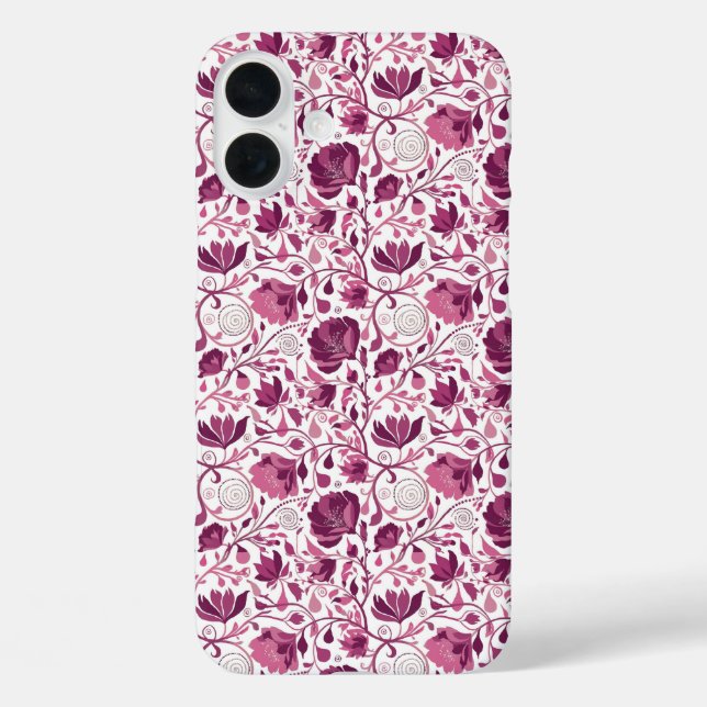 Coques Case-Mate iPhone Élégance des vins roses Whimsical (Verso)