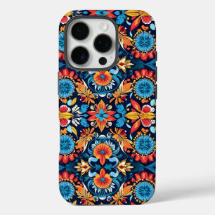 Coques iPhone 16 Pro Élégance Florale Bohème Colorée : Mandala Vibrant
