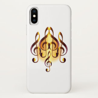 Case-Mate iPhone Case Elégance Musical Coeur Design Blanc