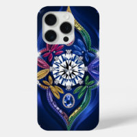 Élégance opulente : Gravé de diamants et de pierre