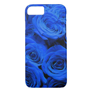 Case-Mate iPhone Case Elégant bleu rose bleu fleurs bleu bleu bleu flora