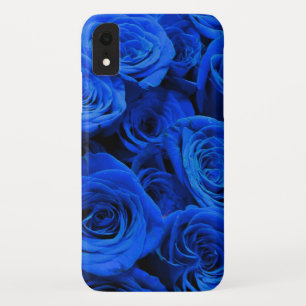 Case-Mate iPhone Case Elégant bleu rose bleu fleurs bleu bleu bleu flora
