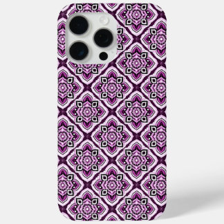 Coque iPhone 15 Pro Max Elégant Boho Chic Mandala motif floral