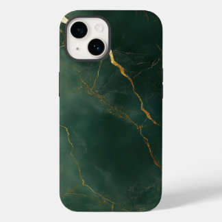 Coque Pour iPhone 14 Élégant boîtier iPhone / iPad en marbre bleu