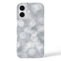 Elégant Bokeh Lights Gris Design iPhone/coque ipad