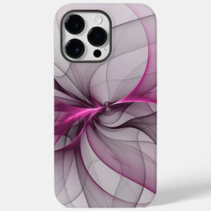 Coque Pour Pour iPhone 14 Pro Max Elégant Chaos Moderne Abstrait rose Fractal Art
