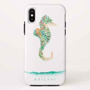 Case-Mate iPhone Case Élégant cheval de mer botanique