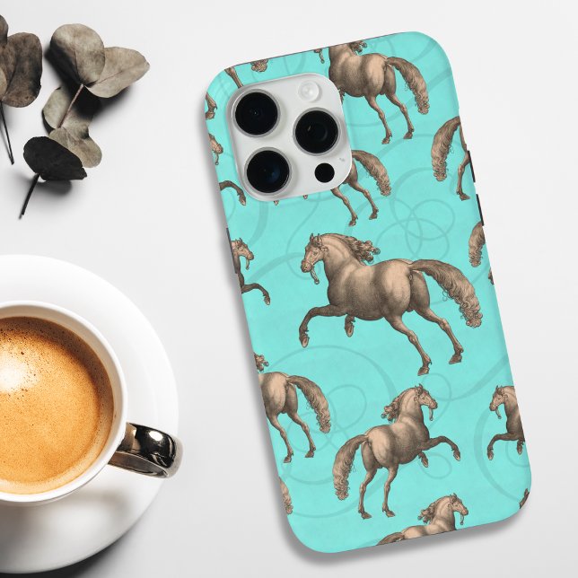 Coques Case-Mate iPhone Élégant cheval espagnol Galloping (Créateur téléchargé)