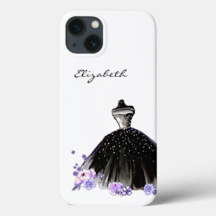 Case-Mate iPhone Case Elégant Chic Moderne Aquarelle tendance Black Girl