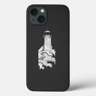 Etui iPhone Case-Mate Élégant Chrome comme phare sur fibre de carbone