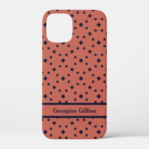 Case-Mate iPhone Case élégant classique vieux rose bleu foncé