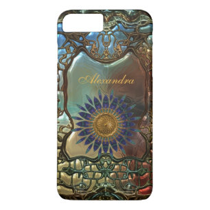 Etui iPhone Case-Mate Élégant Classy Gold Metal Art Nouveau