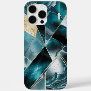 Coques iPhone 16 Pro Max Elegant Copper Boîtier doré sarcelle opulent fém