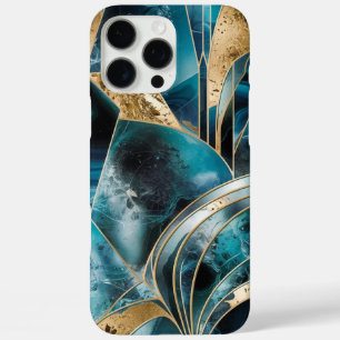 Coques iPhone 16 Pro Max Elegant Copper   Boîtier en or sarcelle opulente f