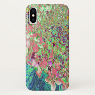 Case-Mate iPhone Case Élégant Corail et Chartreuse Limelight Hydrangea