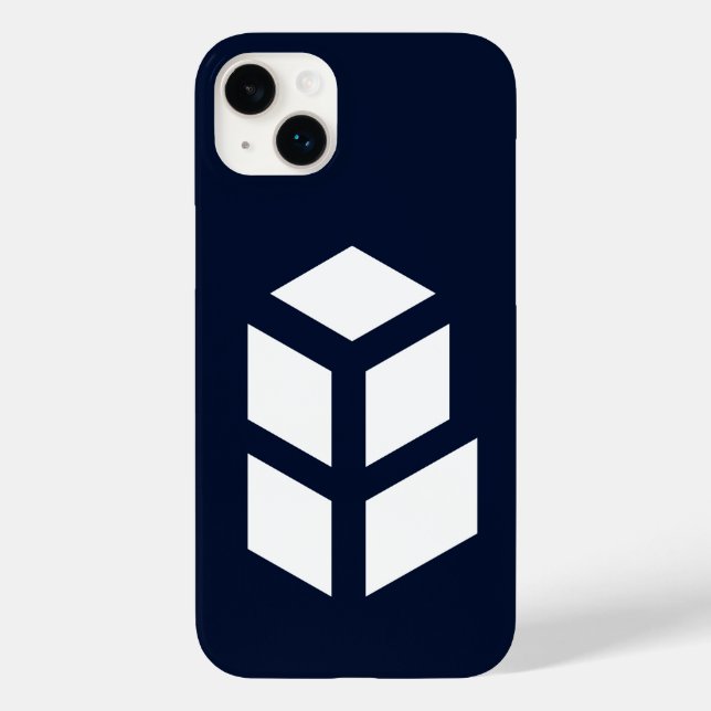 Coques Case-Mate iPhone Elégant Cube Noir Blanc (Verso)