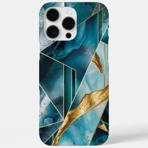 Coques iPhone 16 Pro Max Élégant cuivre   Feminine Opulent Turquoise Gold C