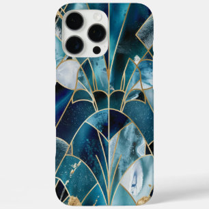 Coques iPhone 16 Pro Max Élégant cuivre   Or sarcelle opulent féminin