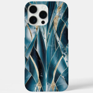 Coques iPhone 16 Pro Max Élégant cuivre Or teal opulent féminin