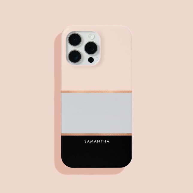 Coques Case-Mate iPhone Élégant élégant Motif de style moderne (Créateur téléchargé)