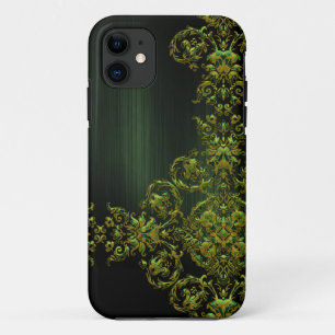 Etui iPhone Case-Mate Élégant Emrald Green Damask