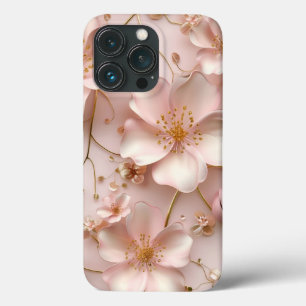Case-Mate iPhone Case Élégant et élégant modèle floral rose doux