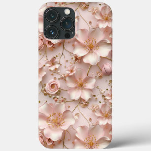 Case-Mate iPhone Case Élégant et élégant modèle floral rose doux