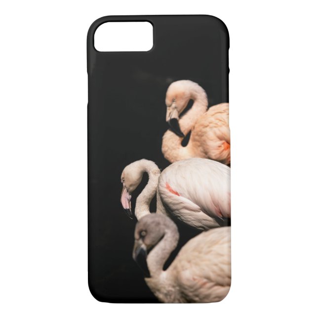 Coques Case-Mate iPhone Élégant flamant rose (Dos)