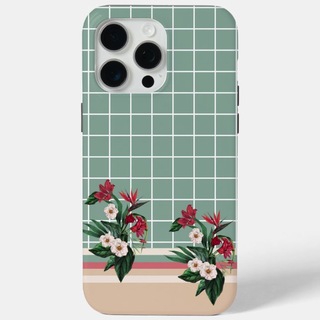Coques Case-Mate iPhone Élégant floral  (Verso)