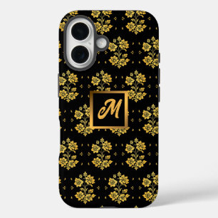 Coque Pour iPhone 16 Elégant Floral Luxe Collection Moderne