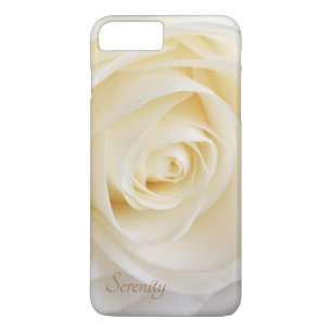 Case-Mate iPhone Case Élégant floral rose blanche