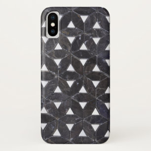 Case-Mate iPhone Case élégant Gris Mosaïque fleur de vie Carrelage motif