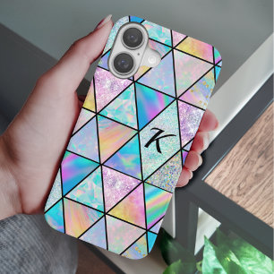 Coque Pour iPhone 16 Elégant holographique coloré