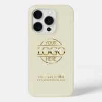Élégant Logo Commercial Beige Personnalisé Profess