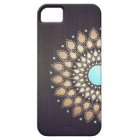 Élégant Lotus Or Fleur Bois élégant Floral