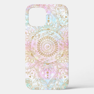 Case-Mate iPhone Case Elégant Mandala Or & Holographic Parties scintilla