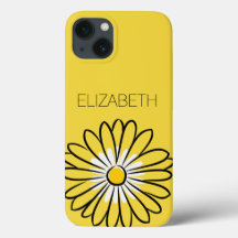 Élégant minimaliste moderne Fleur de marguerite et