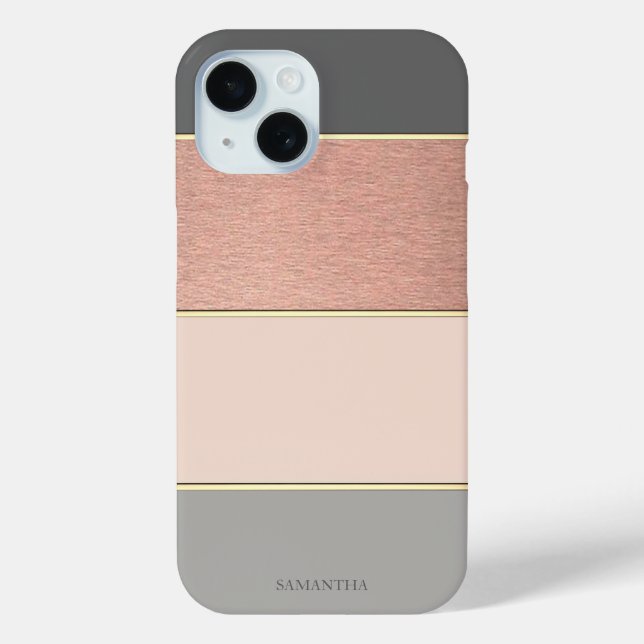 Coques Case-Mate iPhone Élégant Moderne Rayé Cool  (Verso)
