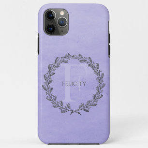 Case-Mate iPhone Case Élégant monogramme de couronne   Violet