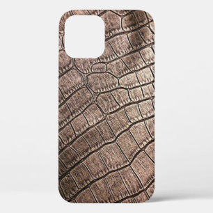 Case-Mate iPhone Case Elégant motif en cuir gros plan.