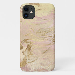 Case-Mate iPhone Case Elégant or moderne et or rose marbre & parties sci