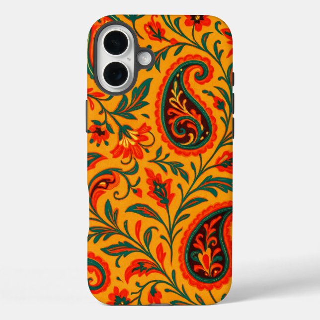 Coques Case-Mate iPhone Elegant Paisley Floral Pattern (Verso)