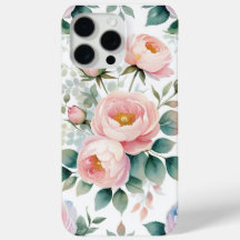 Elégant Pastel Floral Téléphone Conception - Water